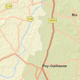 Puy-Guillaume Street Map