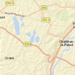 Châtillon-la-Palud Street Map