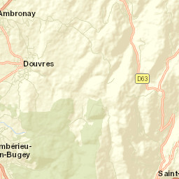 Ambronay Street Map