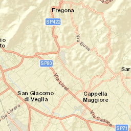 Fregona Street Map