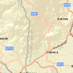 Caneva Street Map