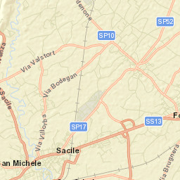 Sacile Street Map