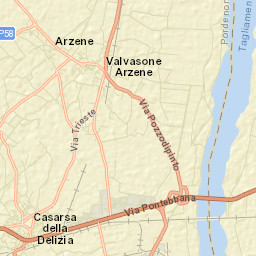 Valvasone Street Map