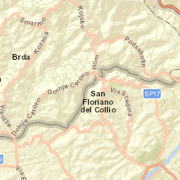 San Floriano del Collio Street Map