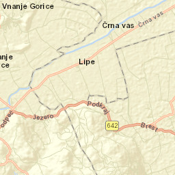 Vič District Street Map