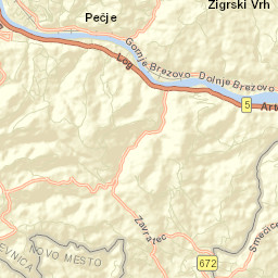 Sevnica Street Map