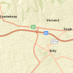 Bóly Street Map