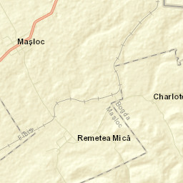 Comuna Maşloc Street Map
