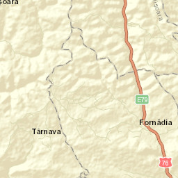 Comuna Brănişca Street Map