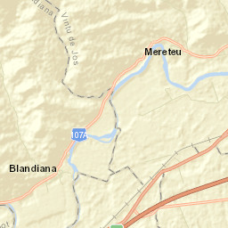 Comuna Blândiana Street Map