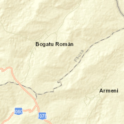 Comuna Păuca Street Map