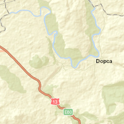 Comuna Hoghiz Street Map