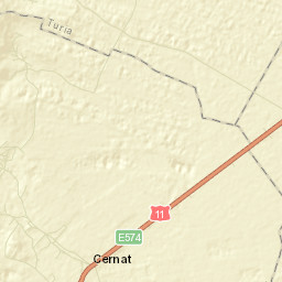 Comună Cernat Street Map