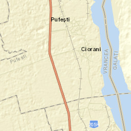 Pufeşti Street Map