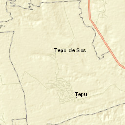 Comuna Ţepu Street Map