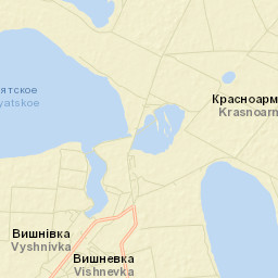 Vishnyovka Street Map
