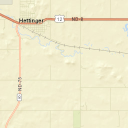 Hettinger Street Map