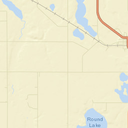 Elbow Lake Street Map