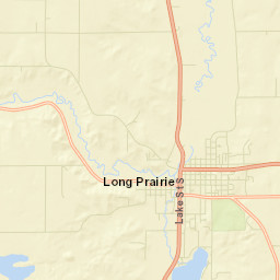 Long Prairie Street Map