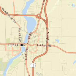 Little Falls Street Map