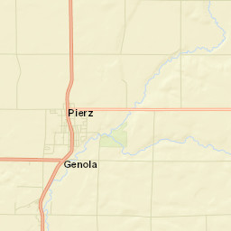 Pierz Street Map