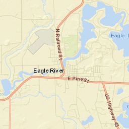 Eagle River Street Map