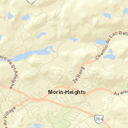 Morin-Heights Street Map