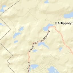 Saint-Hippolyte Street Map