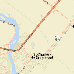 Saint-Cyrille-de-Wendover Street Map