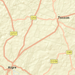 Aigre Street Map