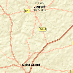 Saint-Claud Street Map
