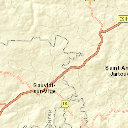 Sauviat-sur-Vige Street Map