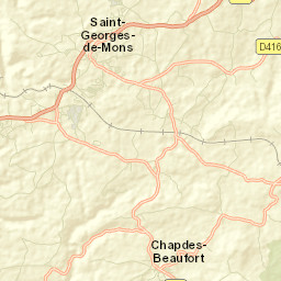 Saint-Georges-de-Mons Street Map