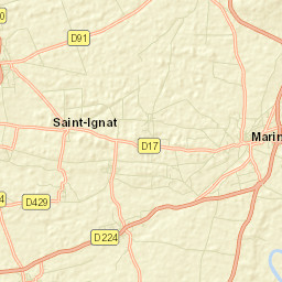 Maringues Street Map