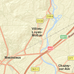 Meximieux Street Map