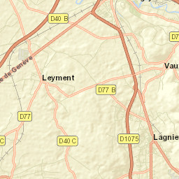 Lagnieu Street Map