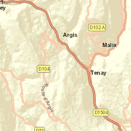 Tenay Street Map