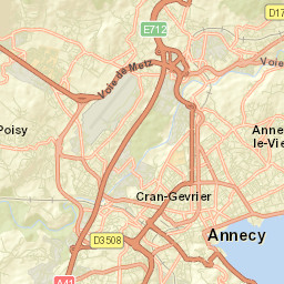 Cran-Gevrier Street Map