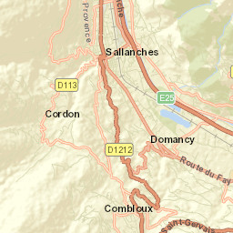Domancy Street Map