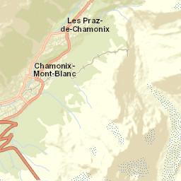 Chamonix-Mont-Blanc Street Map