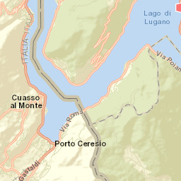 Brusimpiano Street Map