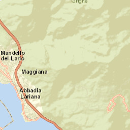 Abbadia Lariana Street Map
