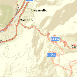 Calliano Street Map