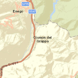 Enego Street Map
