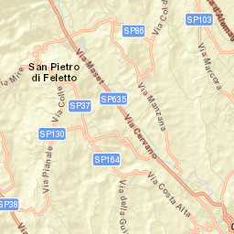 Corbanese Street Map