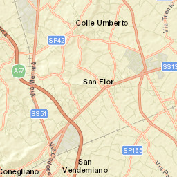 San Martino Street Map