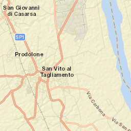 Casarsa della Delizia Street Map
