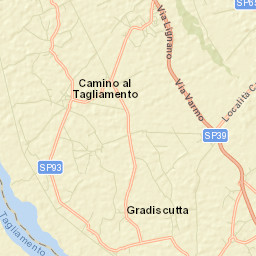 Camino al Tagliamento Street Map