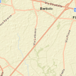 Bertiolo Street Map
