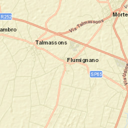 Castions di Strada Street Map